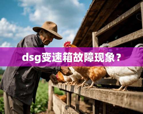 dsg变速箱故障现象？