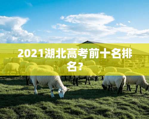 2021湖北高考前十名排名？