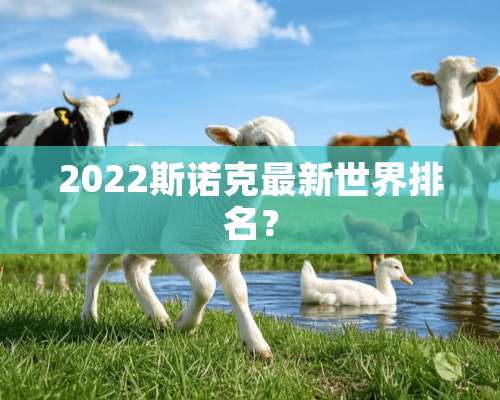 2022**克最新世界排名？