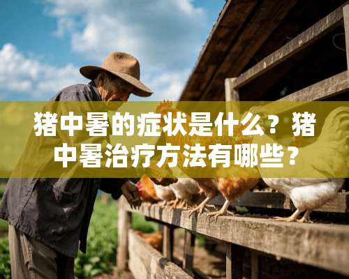 猪中暑的症状是什么？猪中暑治疗方法有哪些？