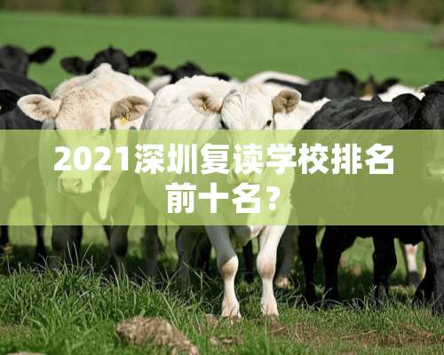 2021深圳复读学校排名前十名？