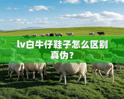 lv白牛仔鞋子怎么区别真伪？