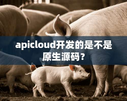 apicloud开发的是不是原生源码？