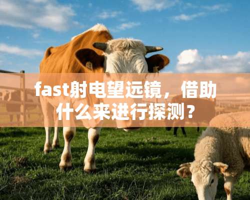 fast射电望远镜，借助什么来进行探测？