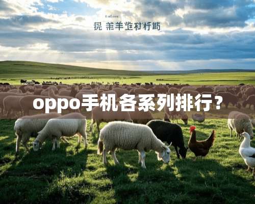 oppo手机各系列排行？