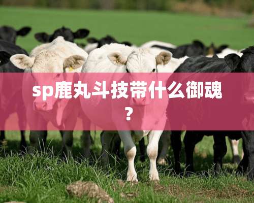 sp鹿丸斗技带什么御魂？