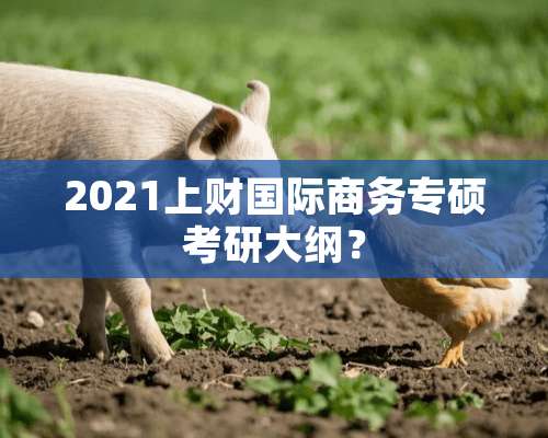 2021上财国际商务专硕考研大纲？