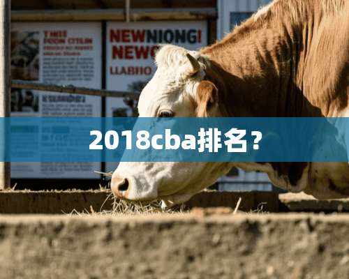 2018cba排名？