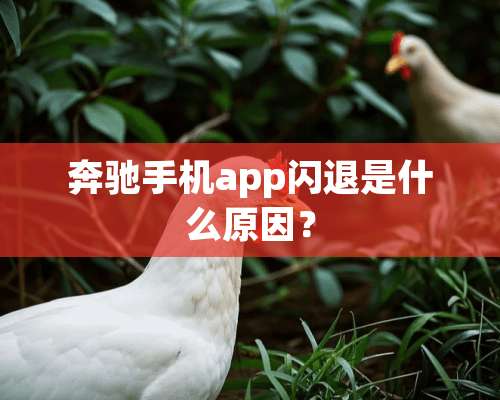 奔驰手机app闪退是什么原因？