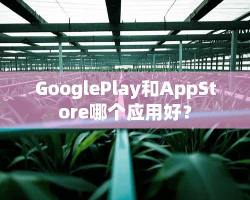 GooglePlay和AppStore哪个应用好？