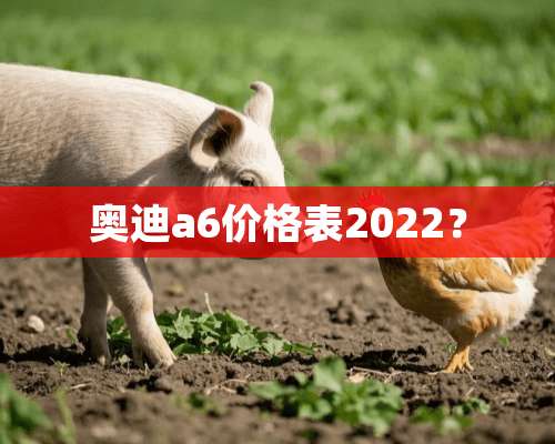 奥迪a6价格表2022？