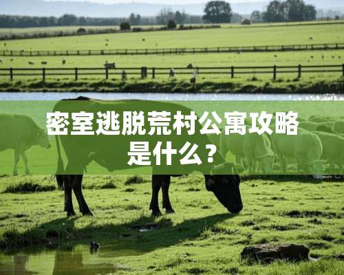 密室逃脱荒村公寓攻略是什么？