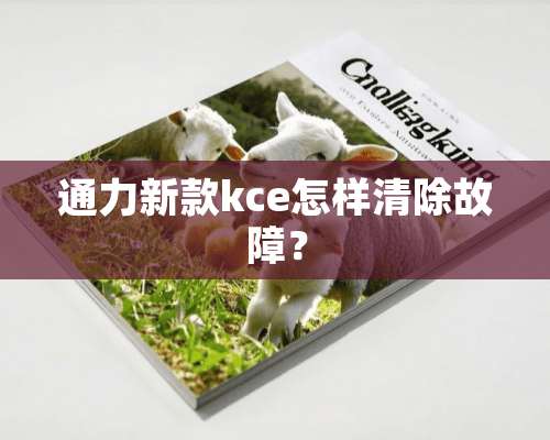 通力新款kce怎样清除故障？