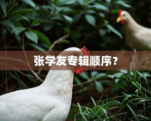 张学友专辑顺序？