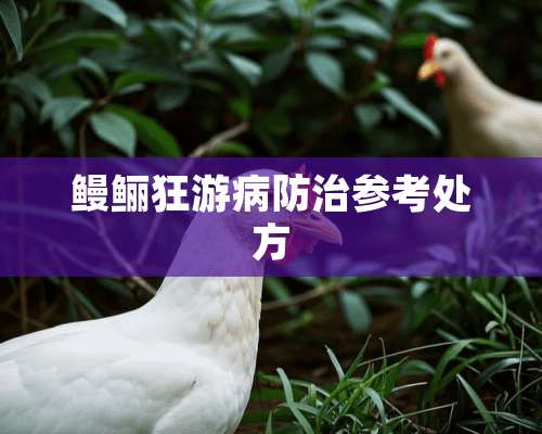 鳗鲡狂游病防治参考处方