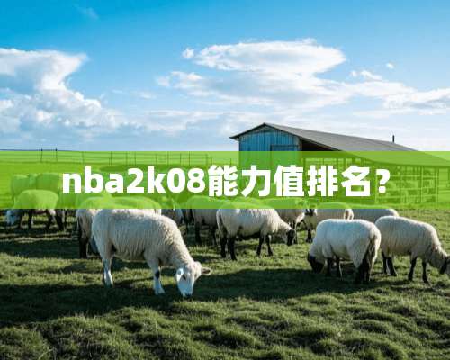 nba2k08能力值排名？