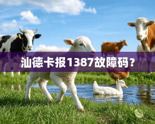 汕德卡报1387故障码？