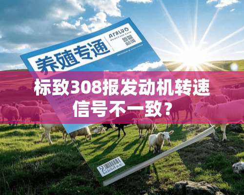 标致308报发动机转速信号不一致？