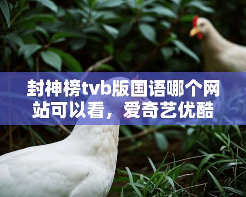 封神榜tvb版国语哪个网站可以看，爱奇艺优酷都看不了，大神求解？