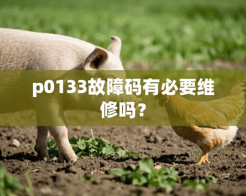 p0133故障码有必要维修吗？