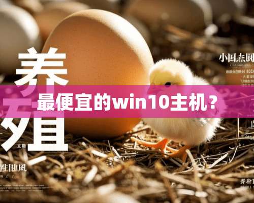 最便宜的win10主机？