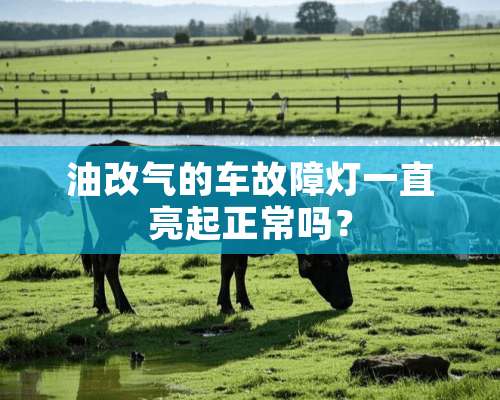 油改气的车故障灯一直亮起正常吗？