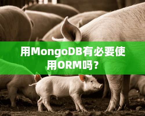 用MongoDB有必要使用ORM吗？