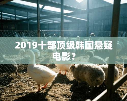 2019十部**韩国悬疑电影？