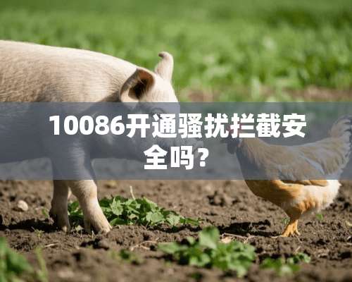 10086开通*扰拦截安全吗？