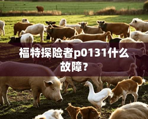 福特探险者p0131什么故障？