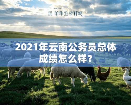 2021年云南公务员总体成绩怎么样？