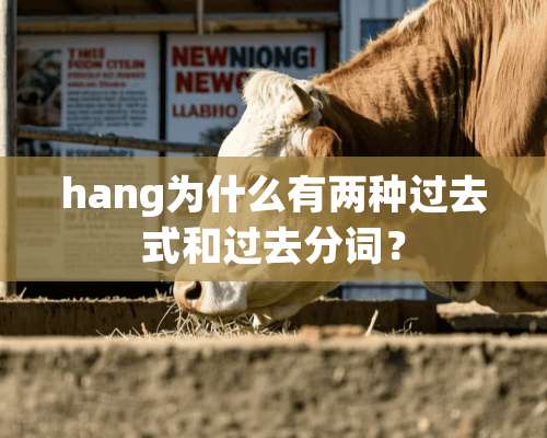 hang为什么有两种过去式和过去分词？