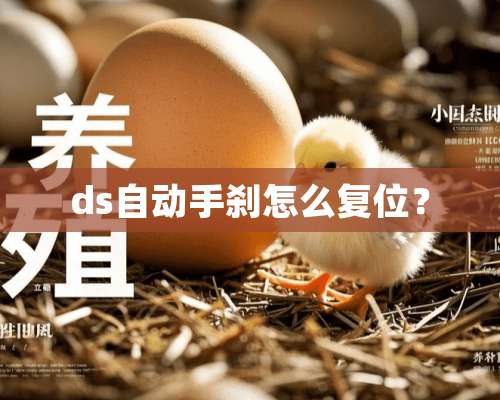 ds自动手刹怎么复位？