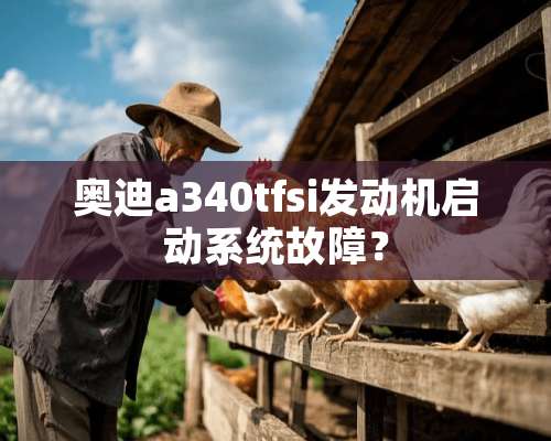 奥迪a340tfsi发动机启动系统故障？