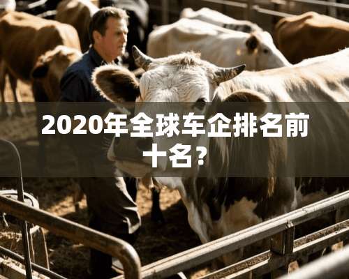 2020年全球车企排名前十名？