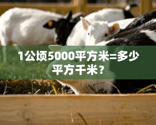 1公顷5000平方米=多少平方千米？