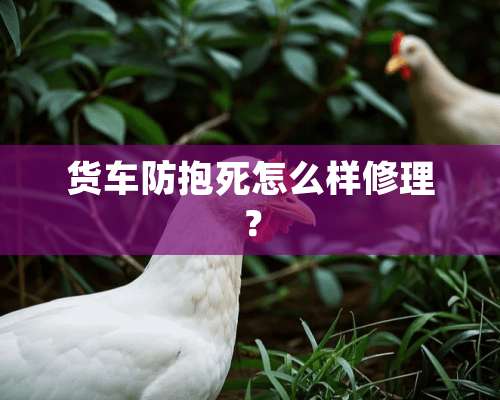 货车防抱死怎么样修理？