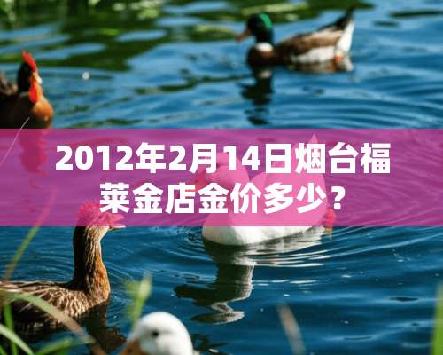 2012年2月14日烟台福莱金店金价多少？